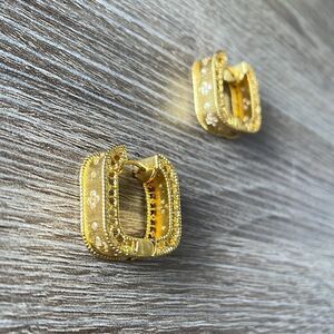Bohemian hoop earrings